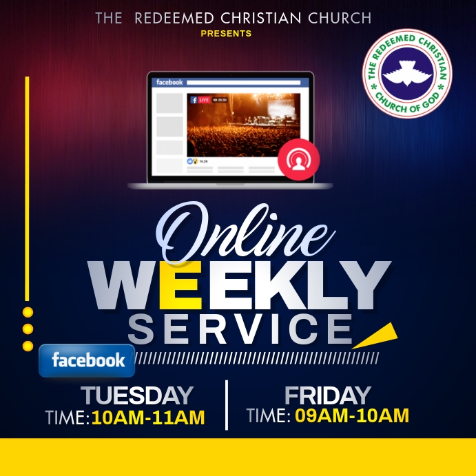 Weekly Services Template | PosterMyWall