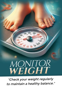 Weight Poster template