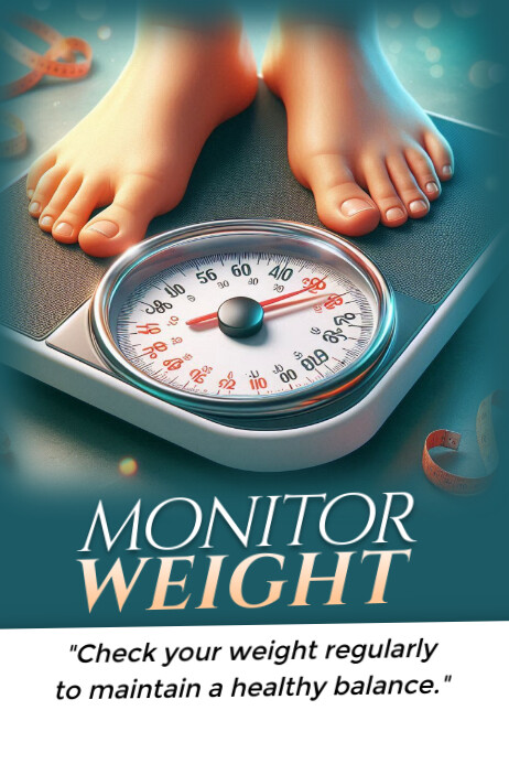 Weight Cartaz template