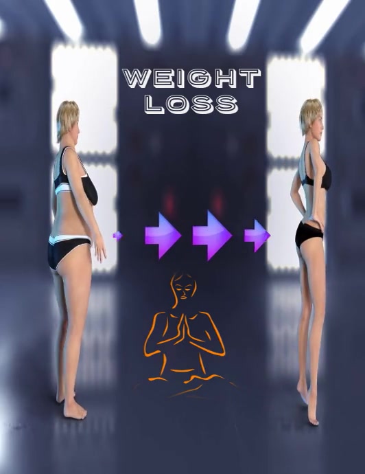 Weight Loss 传单(美国信函) template