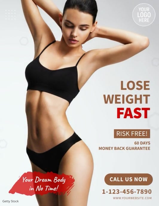 Weight Loss Diet Flyer Pamflet (VSA Brief) template