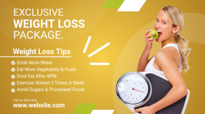 Weight Loss Diet Twitter post Twitter-opslag template