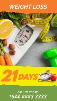 Weight Loss Instagram Story template