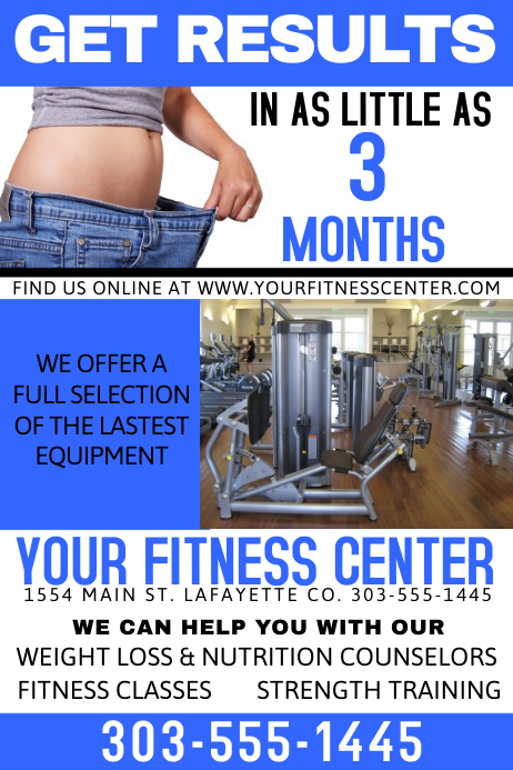 Weight Loss Template PosterMyWall