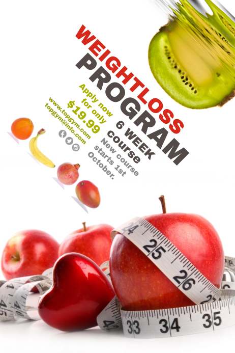 Weight Loss Program Template PosterMyWall
