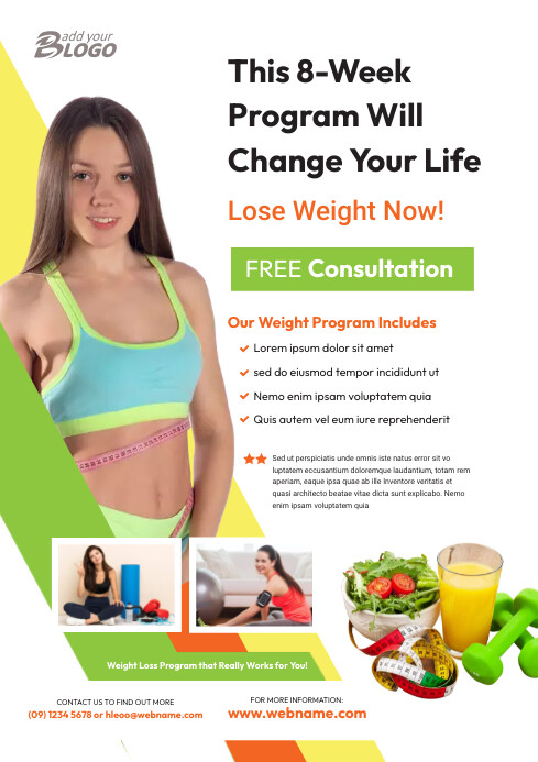 Move Program Flyer Weight Loss Program Flyer Template | PosterMyWall