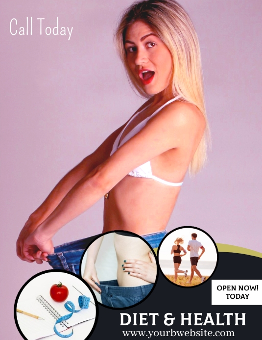 Weight loss template Flyer (US Letter)