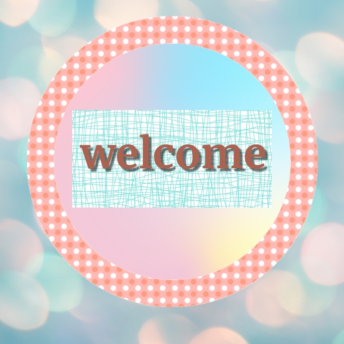 Welcome, welcome greeting template Wpis na Instagrama