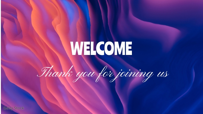 WELCOME (5) Template | PosterMyWall