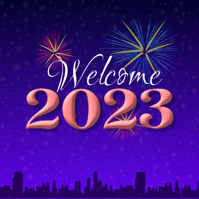 Welcome 2023 Instagram Post template
