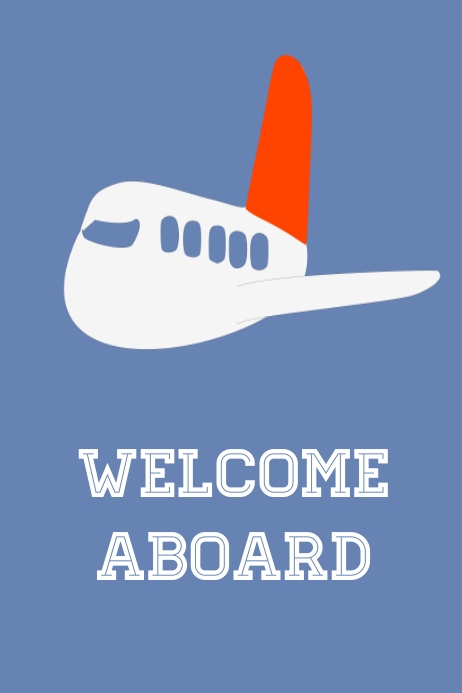 Welcome Aboard Template PosterMyWall