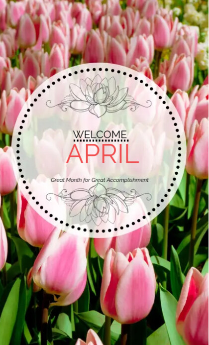 April Flyer Welcome April template flyer | PosterMyWall