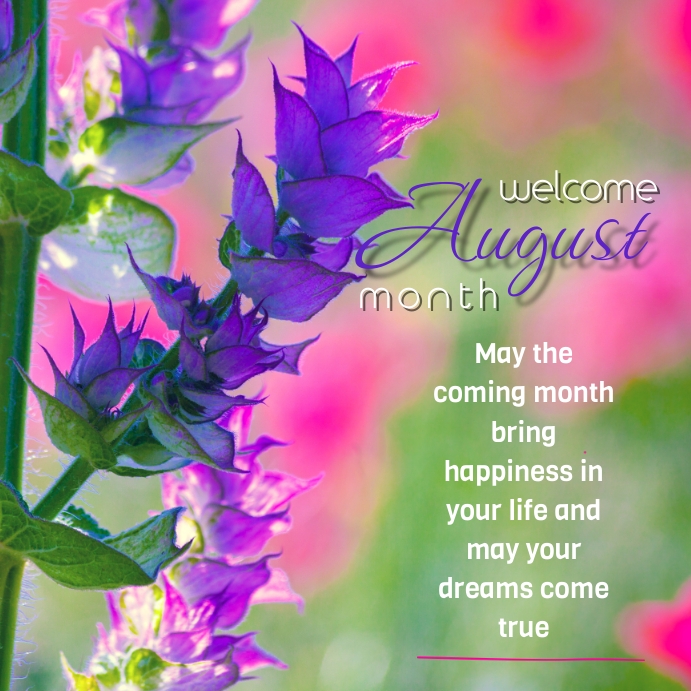 Ref. August Welcome August