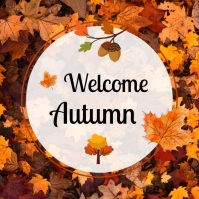 Welcome Autumn Template | PosterMyWall