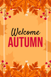 Welcome Autumn Template | PosterMyWall