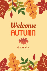 Welcome Autumn Template | PosterMyWall