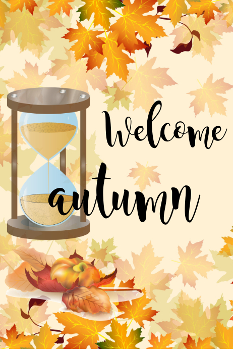 Welcome Autumn Template | PosterMyWall