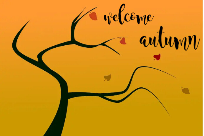 Welcome Autumn Template | PosterMyWall