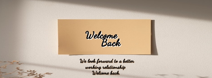 Welcome back Template | PosterMyWall