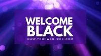 Welcome back Digital Display (16:9) template