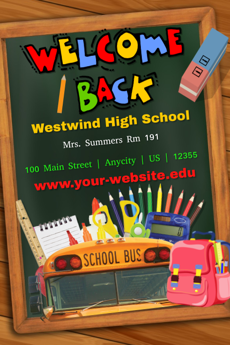 Welcome Back Template PosterMyWall welcome-back-template-postermywall