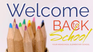 Welcome Back to School Banner Video Template Digitalt display (16:9)