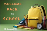 Welcome back to school design Etiket template
