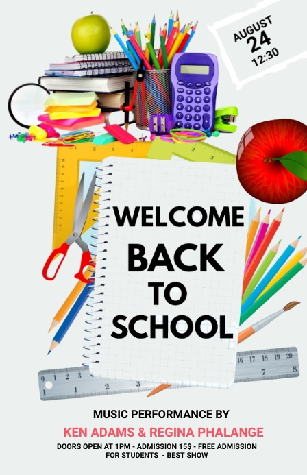 Welcome Back To School Poster
