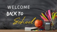 Welcome back to school posters Presentación (16:9) template