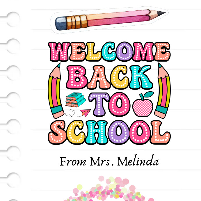 Plantilla De Welcome Back To School Tag PosterMyWall plantilla-de-welcome-back-to-school-tag-postermywall