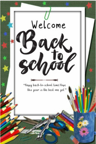 Welcome Back to School template 2025 Poster