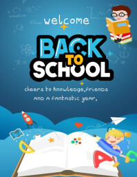 Welcome back to school template 2025 Flyer (US Letter)