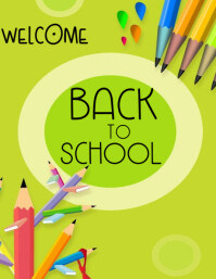 Welcome back to school template 2025 Volante (Carta US)