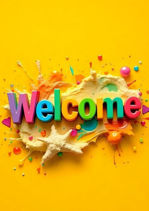 Welcome Background Design Template | PosterMyWall