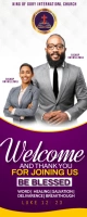 Welcome banner template
