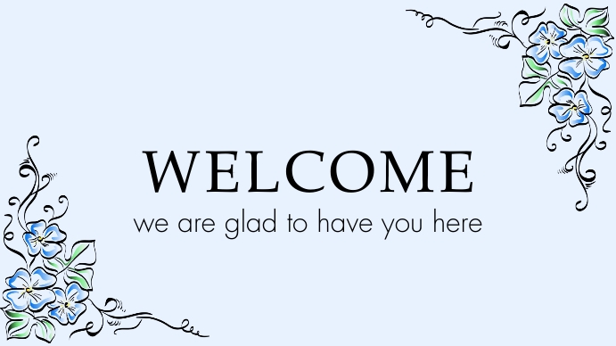 WELCOME CARD Template | PosterMyWall