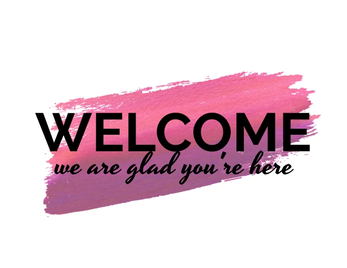 Welcome Card Modelo PosterMyWall