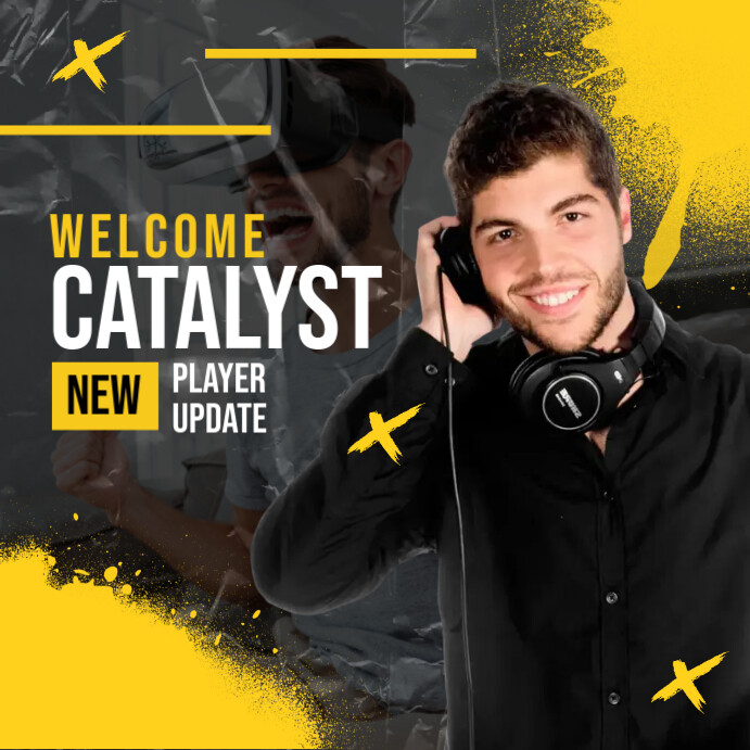 Welcome Catalyst New Player Update Instagram-bericht template