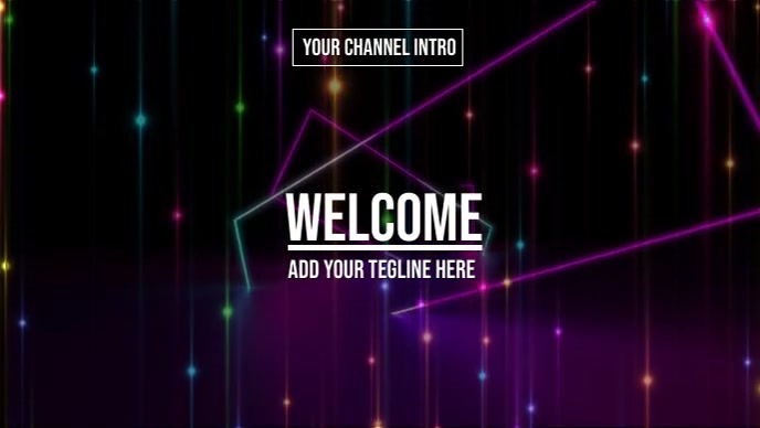WELCOME CHANNEL INTRO Template | PosterMyWall