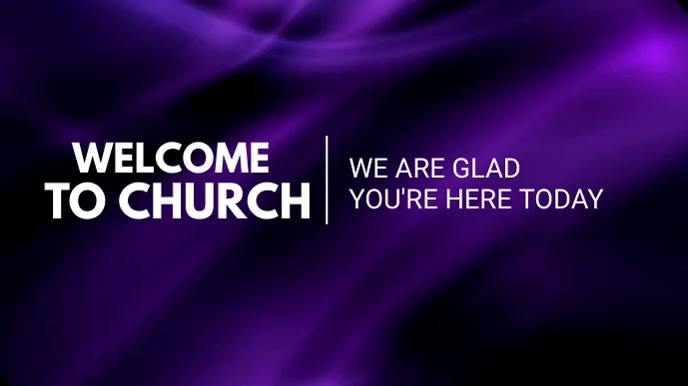 welcome church video background Template | PosterMyWall