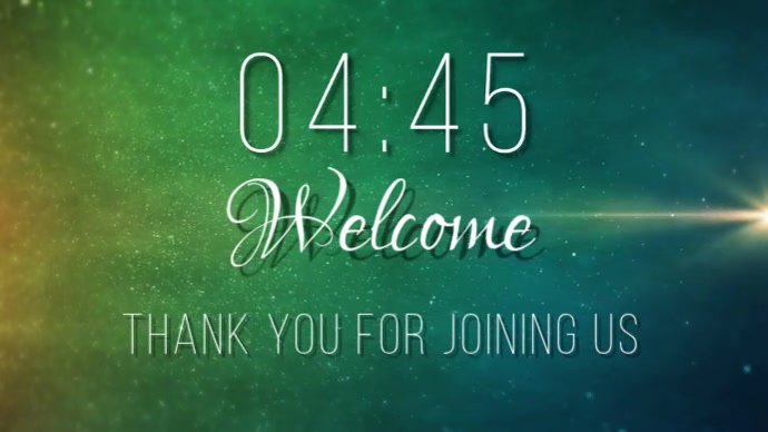 Welcome Countdown Template | PosterMyWall