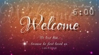 welcome countdown Digital Display (16:9) template