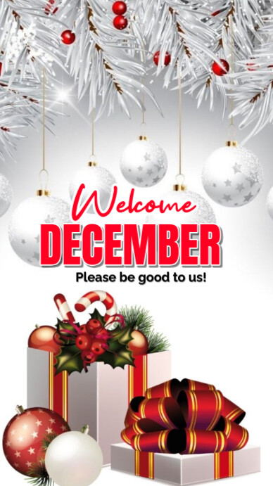 Welcome December Template | PosterMyWall