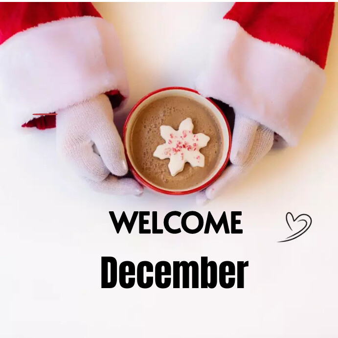 Welcome December Template | PosterMyWall