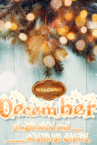 Welcome December Template | PosterMyWall