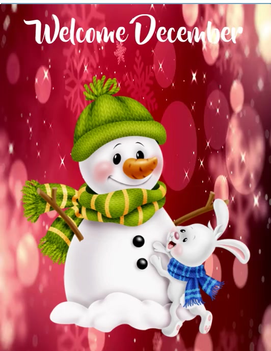 Welcome December Template | PosterMyWall