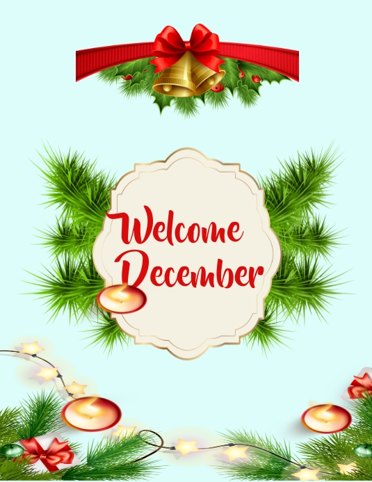 welcome December Template | PosterMyWall