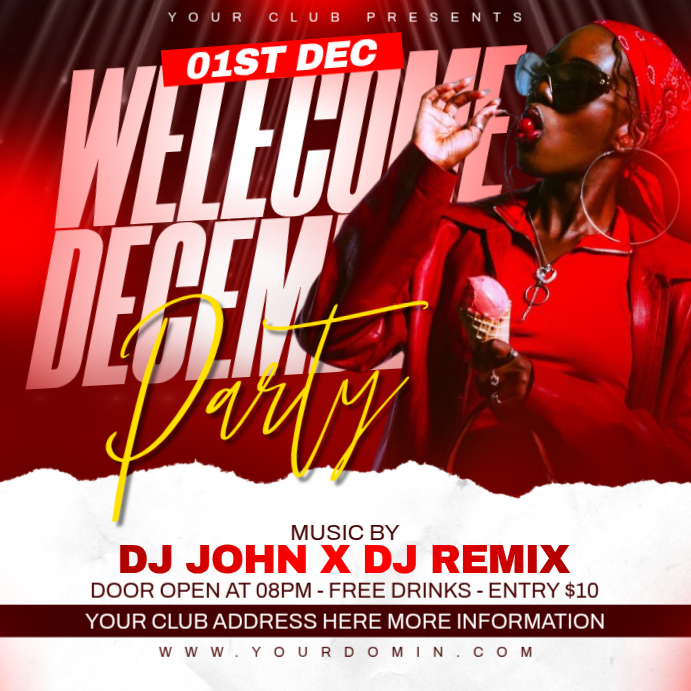 Welcome December Template | PosterMyWall