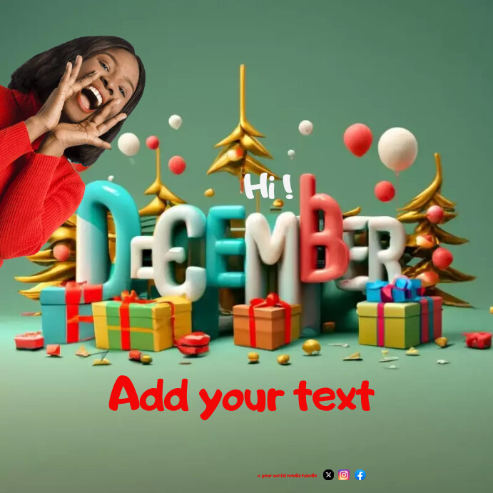 Welcome December Template | PosterMyWall