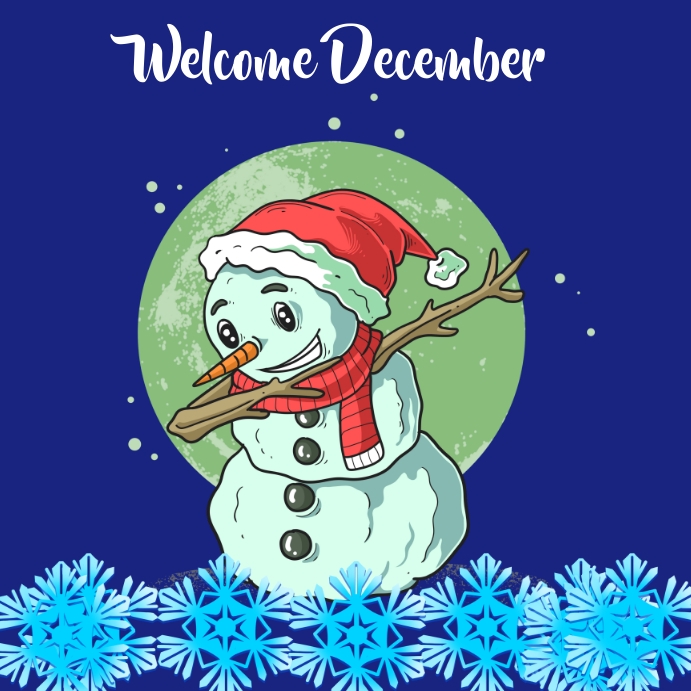 Welcome December Template | PosterMyWall